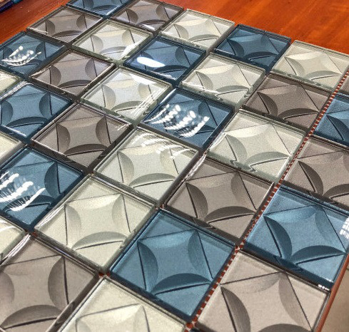 Мозаїка з декором ромби Мозаїка з декором ромби