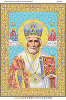 Схема для вишивки бісером Свт Микола Чудотворець