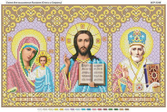 Схема для вишивки бісером Іконостас