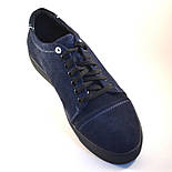 Замшеві кросівки чоловічі кеди сині Rosso Avangard Gushe Blu Vel, фото 2