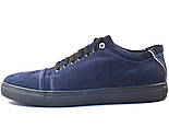 Замшеві кросівки чоловічі кеди сині Rosso Avangard Gushe Blu Vel, фото 5