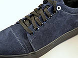 Замшеві кросівки чоловічі кеди сині Rosso Avangard Gushe Blu Vel, фото 9