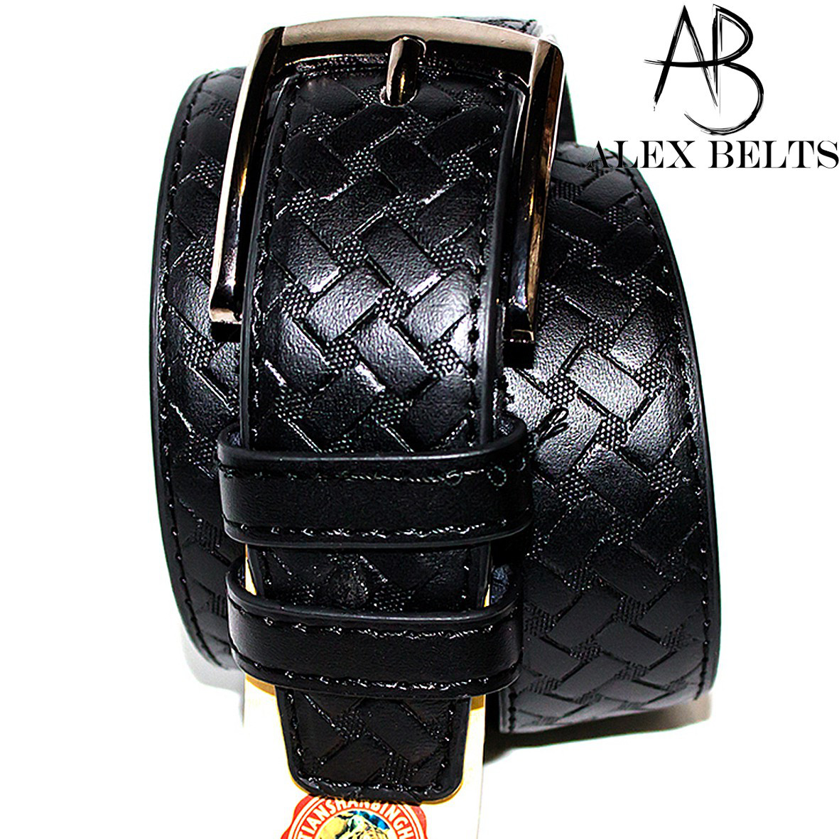 Ремінь чоловічий брючний зі шкірозамінника Арт.:RMZ0037-35