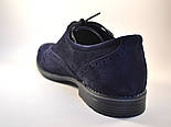 Акція розпродаж Сині замшеві туфлі броги чоловіче взуття під джинси Rosso Avangard Felicete Uomo Blu Vel, фото 8
