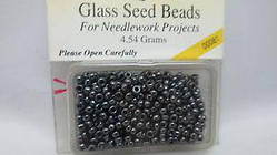 Бисер Mill Hill 00081, 11/0 Jet Glass Seed Beads