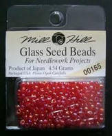 Бисер Mill Hill 00165, 11/0 Christmas Red Glass Beads