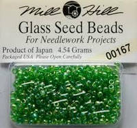 Бисер Mill Hill 00167, 11/0 Christmas Green Glass Beads