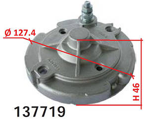Задня кришка стартера BOBCAT CUMMINS FORD CHANG FENG 3320 URSUS VALTRA VALMET ZETOR Balkancar MASSEY Ferguson