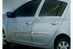 Хром молдинг дверний Renault Clio 2006-2009 (Ріно Кліо)