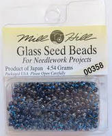 Бисер Mill Hill 00358, 11/0 Cobalt Blue Glass Beads