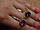 Шикарное Серебряное кольцо с золотой пластинкой и турмалином, фото 10