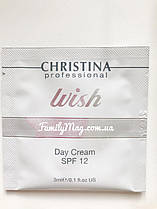 Пробник дневного крема SPF 12, Wish Day Cream SPF-12 CHRISTINA 3 мл