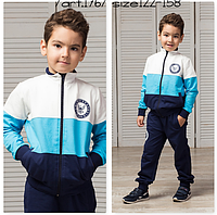 Спортивный костюм для мальчика Joiks 176 синий 134-158