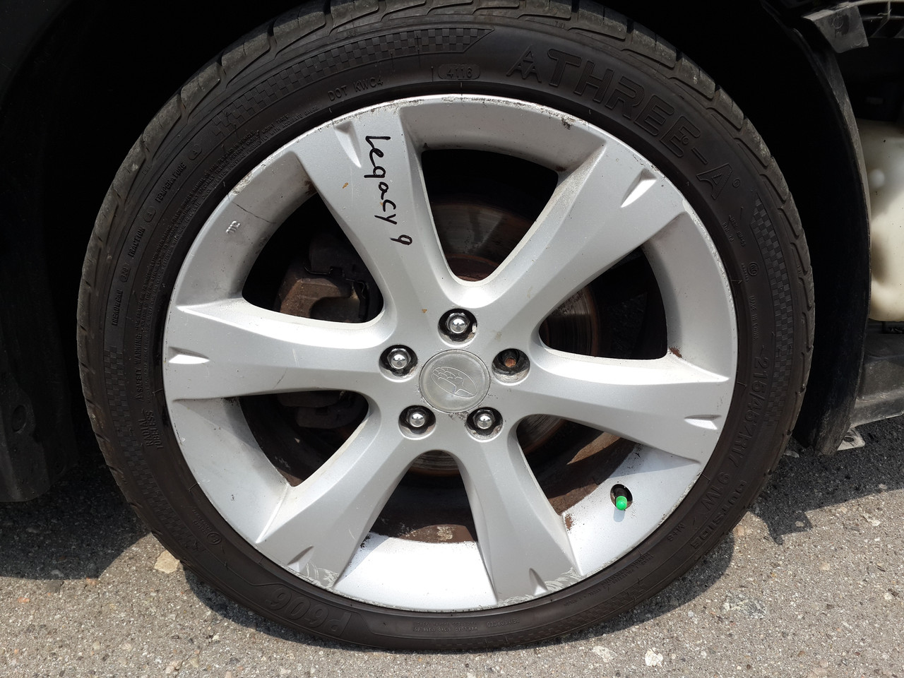 Диски R17 Subaru Legacy B13, рестайлинг, 28111AG240