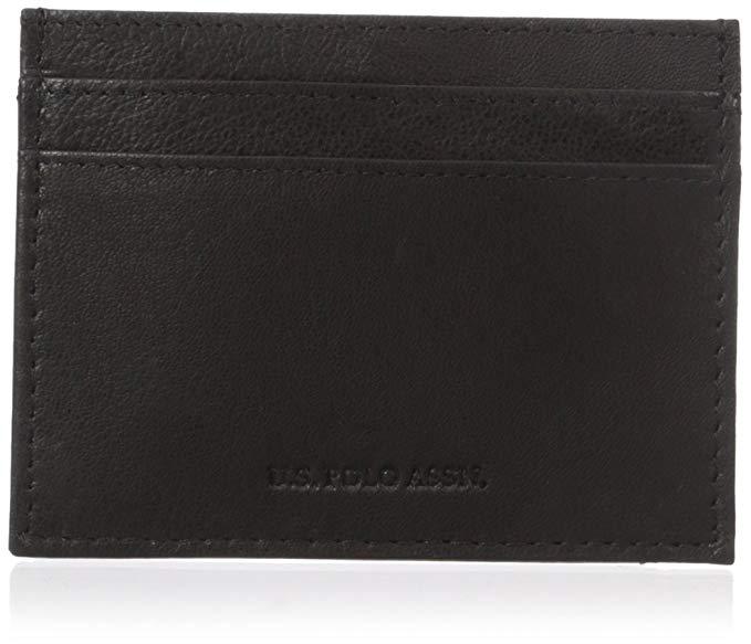 Шкіряна кредитница U. S. Polo Assn., black