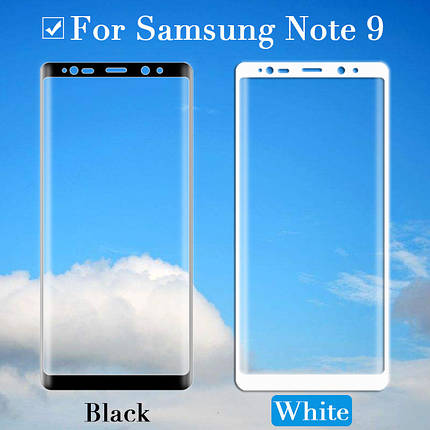 Захисне скло для Samsung Galaxy Note 9 (3 кольори), фото 2