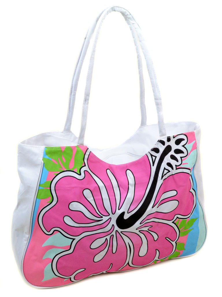 Сумка жіноча Пляжна текстиль 1331 white. Пляжні сумки гуртом і в роздріб в Україні Одеса 7 км