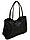 Сумка жіноча Пляжна текстиль 1327 black. Пляжні сумки гуртом і в роздріб в Україні Одеса 7 км, фото 2