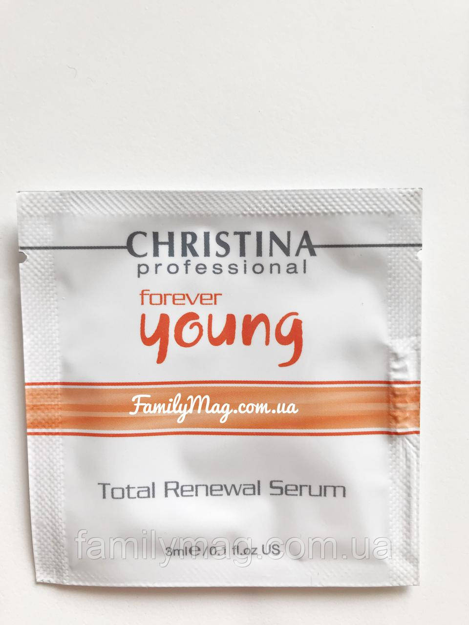 Пробник омолоджувальної сироватки Total Renewal Serum Forever Young Christina 3 мл