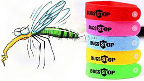 Антимоскітний браслет від комарів Bug Stop 5 штук в упаковці зелений, фото 2