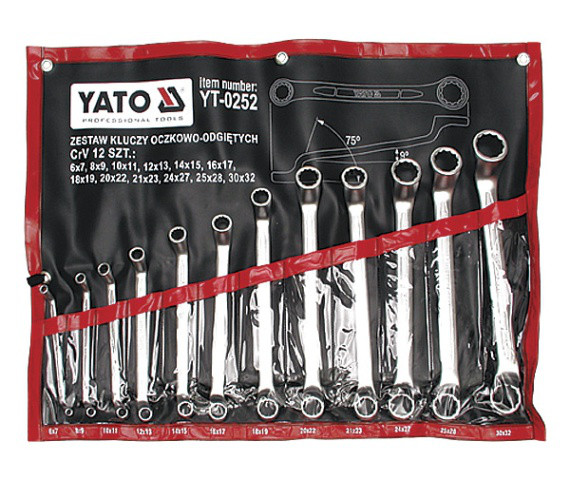 Набор накидных ключей Yato YT-0252 - фото 1 - id-p737030034