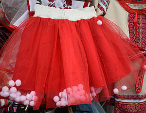 Спідничка для дівчинки "Барбі" червона
