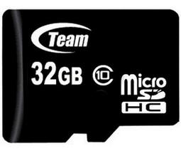 Картка пам'яті microSDHC 32 GB Team Class 10 (TUSDH32GCL1002)