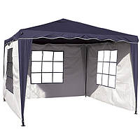 Намет водостійкий з трьома стінками, синій