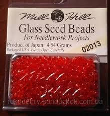 Бісер Mill Hill 02013,11/0 Red Red Glass Beads, фото 1