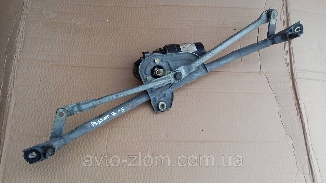 Трапеція двірників Volkswagen Passat B5, Audi A4 B5. Пасат Б5, Ауді А4 Б5 1996 – 2000. 8D1955605.