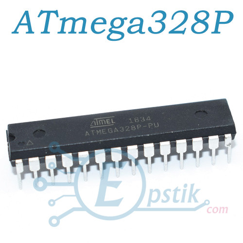 ATmega328P мікроконтролер 8біт 20МГц 32КБ Flash DIP28