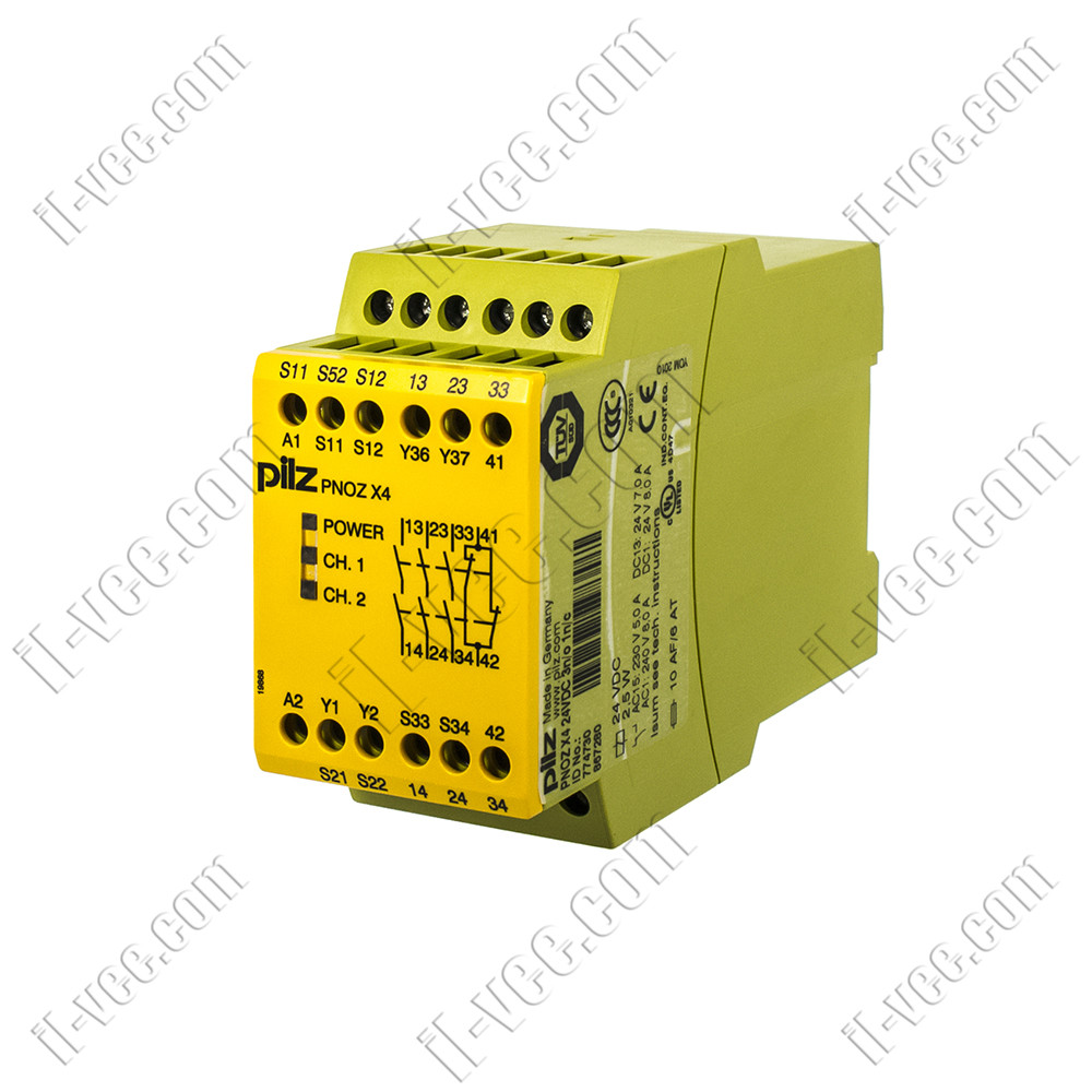 Реле безпеки PNOZ X4, 24VDC, pilz 774730