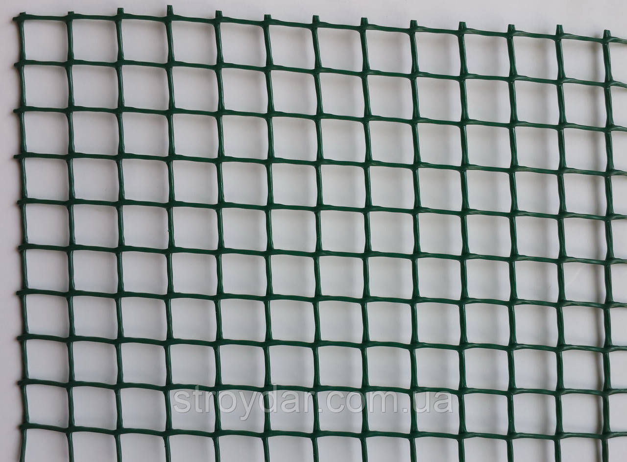 Сітка пластикова декоративна Конюшина Д 13 Темно-зелена, фото 1
