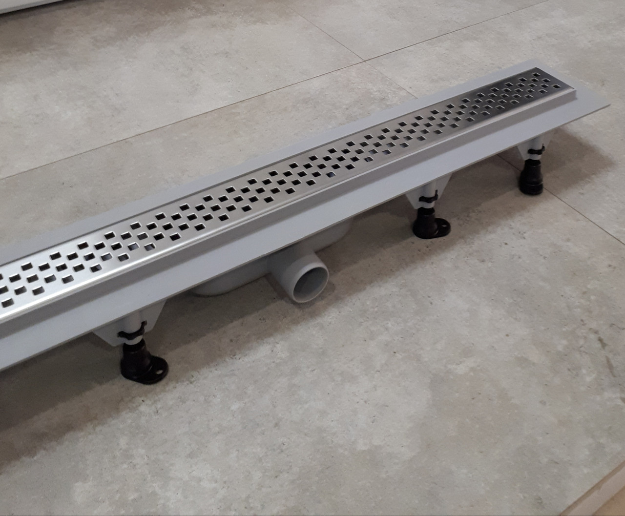 Трап для душу, жолоб 650 мм, із сухим ходом Plastbrno Чехія SZE6650, фото 1