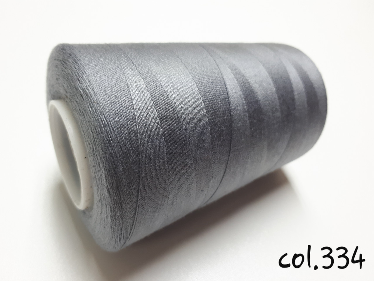 Швейна нитка армована Kiwi 20/2 No334 відтінок сірий, фото 1