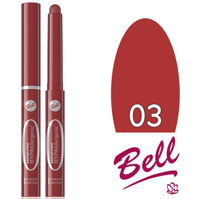 Bell Помада-олівець пудрова No03 HYPOallergenic Powder Lipstick