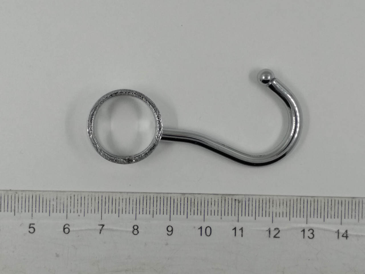 Крючок несьемный с кольцом на релинг 16мм - фото 6 - id-p20930429