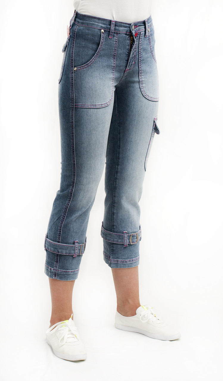 Капрі жіночі Crown Jeans модель 842 (PIERA)