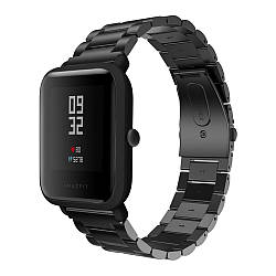 Металевий ремінець Primo для годинника Xiaomi Huami Amazfit Bip / Amazfit GTS - Black