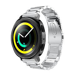 Металевий ремінець Primo для годинника Samsung Sport Gear (SM-R600) - Silver