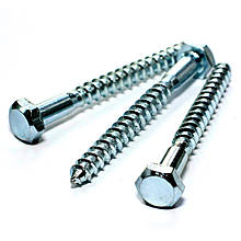 Шуруп для дерева під ключ (лага) 8x140 (100 шт.)