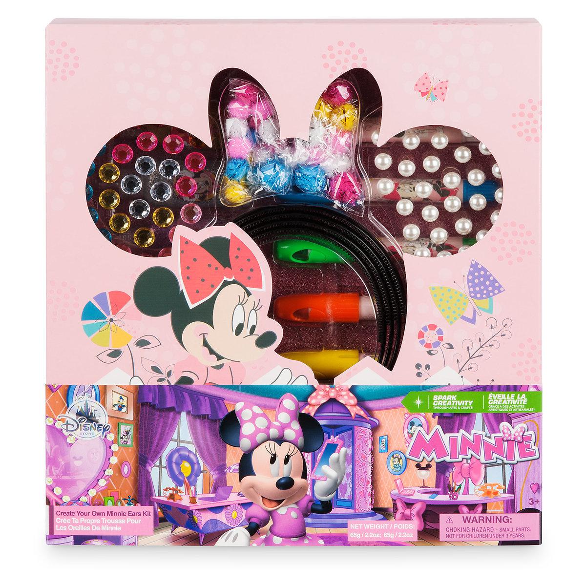 Набір обручів вушка Мінні Маус для дівчинки Minnie Mouse Create Your Own Ears Kit, фото 1