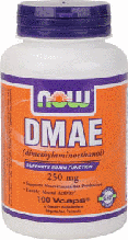 ДМАЭ, Now Foods, DMAE, 250 mg, 100 Caps