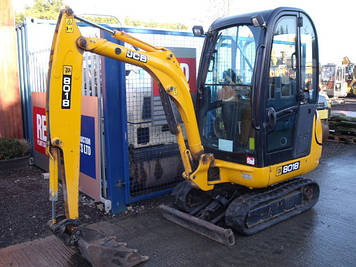 Мініекскаватор JCB 8018.