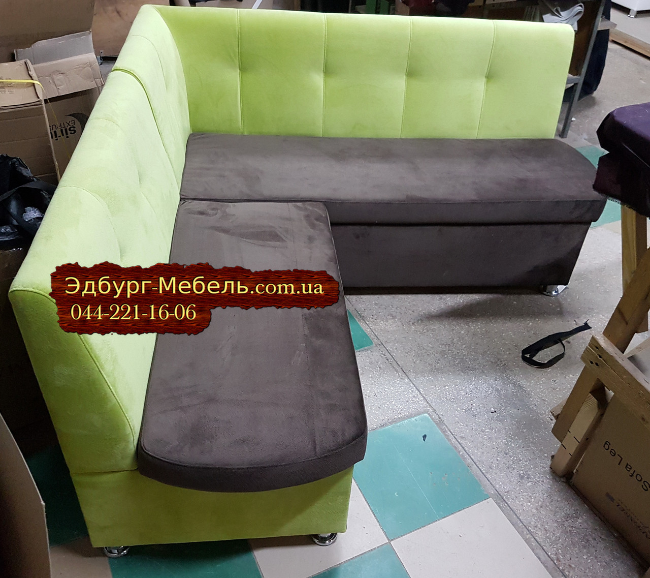 Кухонний куточок Престиж 1200*1600 шкірозамінників