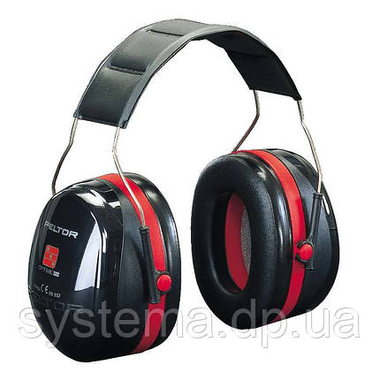 3M™ Peltor™ Optime™ III - стандартні Навушники з оголовьем H540A-411-SV, фото 2