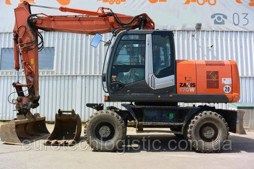 Колісний екскаватор Hitachi ZX170W-3., фото 1
