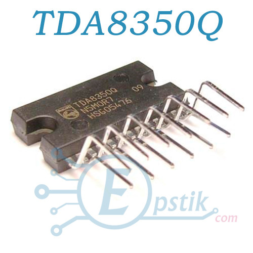 TDA8350Q, мікросхема кадрової розгортки, DBS13P