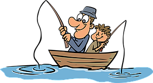 Вафельна картинка Риболовля, рибалку, з днем рибалки, для торта