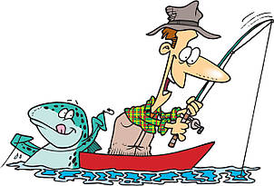 Вафельна картинка Риболовля, рибалку, з днем рибалки, для торта